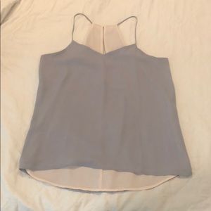 Express grey and pink reversible camisole blouse